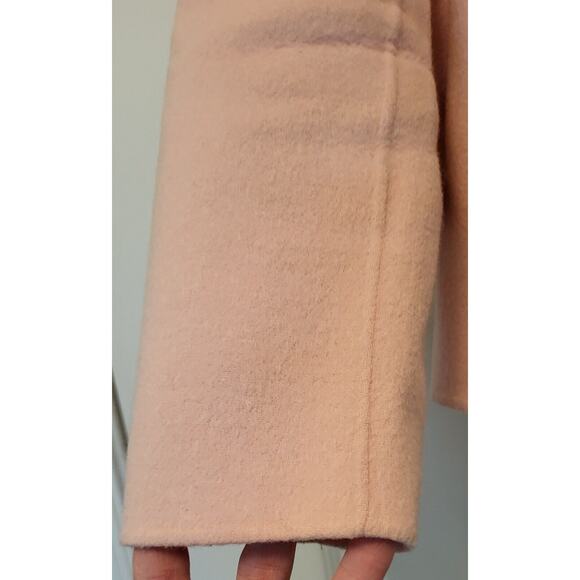 Talbots Womens Jacket Size XL Light Pink Merino Wool Open Front Blazer - Picture 5 of 11